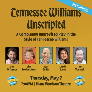 Tennessee Williams Unscripted – presented by Asheville Improv Festival