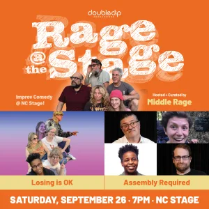 Rage @ The Stage: A Frenzied Evening of Improv Comedy at NC Stage! – September 26th